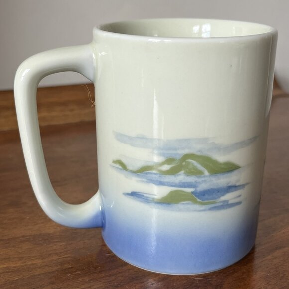 Otagiri Sea Otter Family Mug Urchin Vintage Japan Coffee Cup Wildlife Ocean - Picture 3 of 10